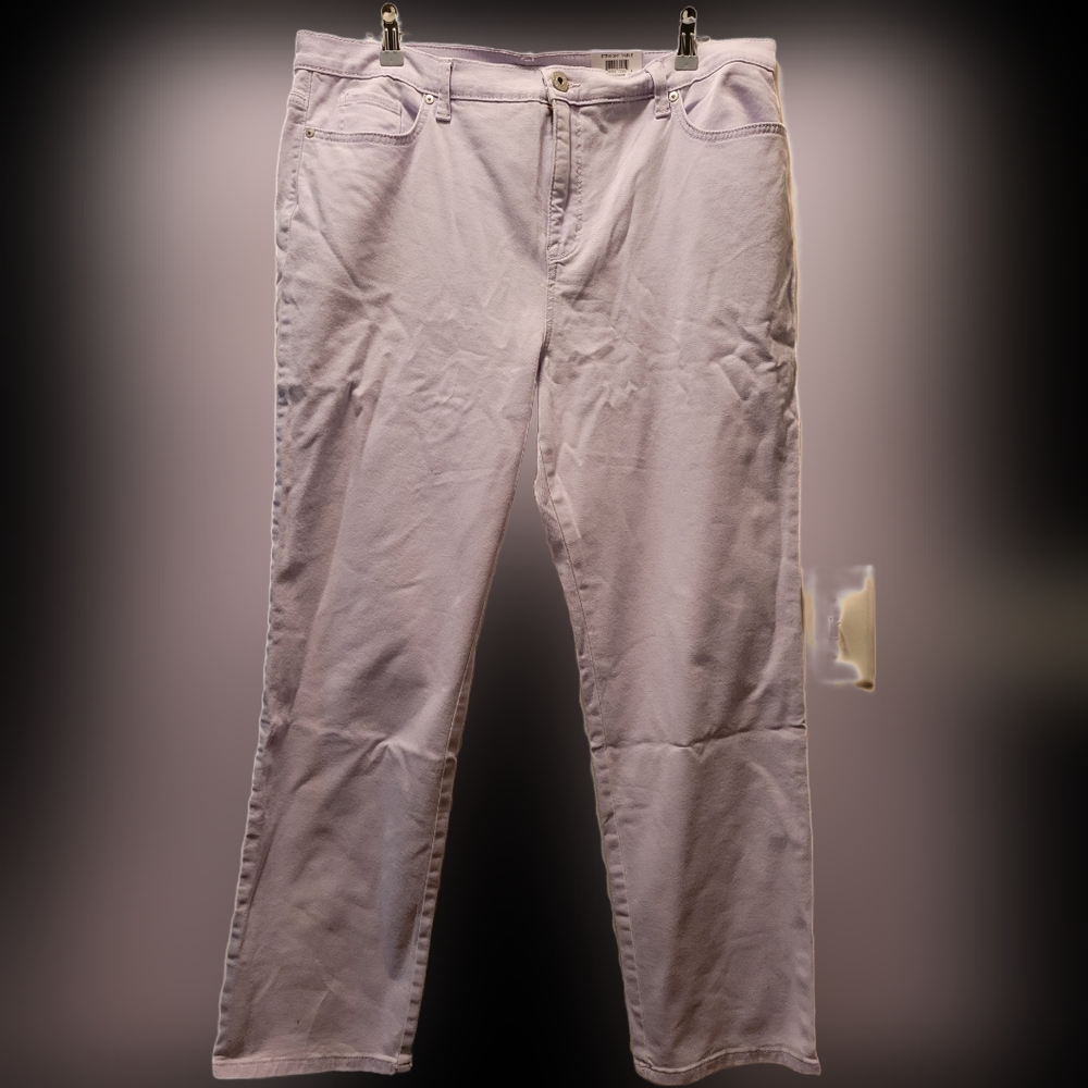 Lilac Style & Co jeans size 18 NWT